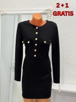 Golden Button Mini Haljina