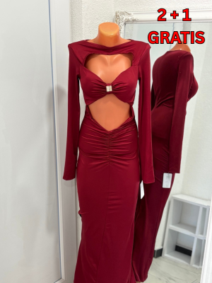 Cut-Out Glam Maxi Haljina