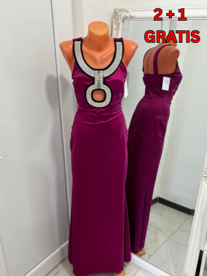Glam Maxi Haljina s Kristalnim Detaljima