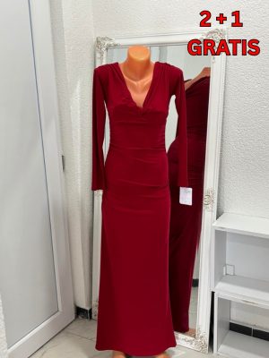 Elegant Long Sleeve Maxi Haljina