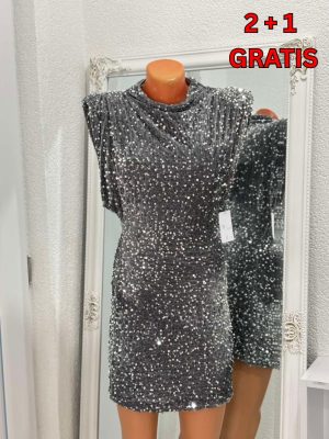 Silver Shine Mini Haljina