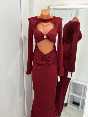 Cut-Out Glam Maxi Haljina