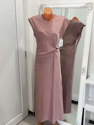 Elegant Draped Maxi Haljina