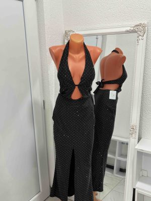 Halter Glam Maxi Haljina